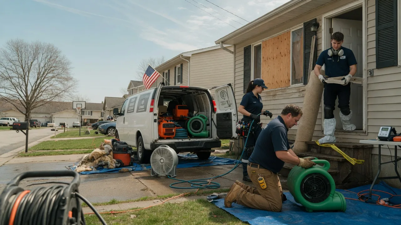 Water Damage Restoration in National City, MI near me